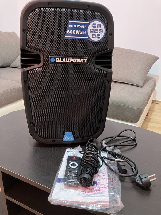 Vand boxă portabilă Blaupunkt PA10 – 600W