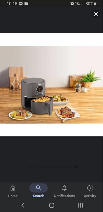 Friteuza cu aer cald Tefal Ultra Fray Digital EY111B15-