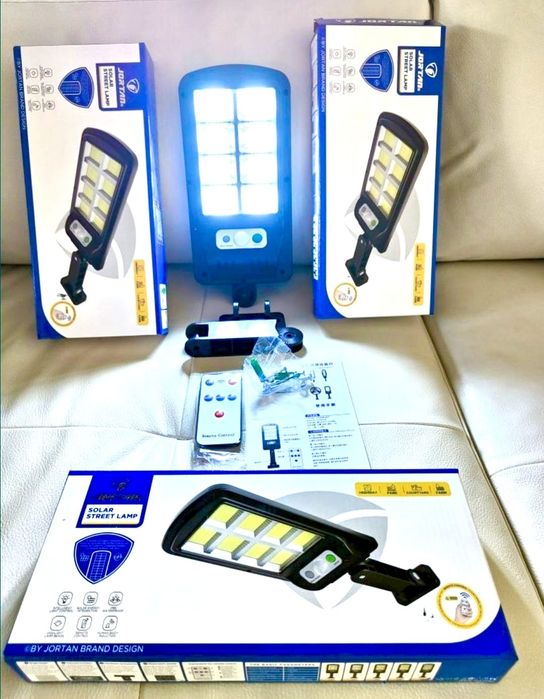 Set 2 Lampi Gradina JORTAN Solare waterproof 400W