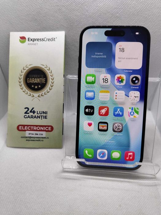 Iphone 16 128Gb 100% bateria (68362/10 Pacurari 1) Garantie 2 ani