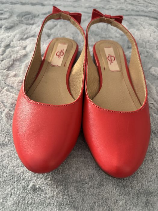 Balerini Mateo masura 37 (piele naturala, fabricati in Romania)