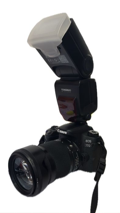 Kit complet Canon 77D + Sigma 18-300mm + Canon 50mm + YONGNUO YN685
