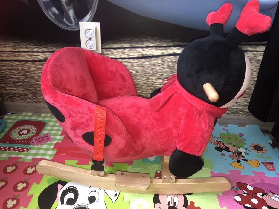 Дървена люлка за яздене Moni - Калинк