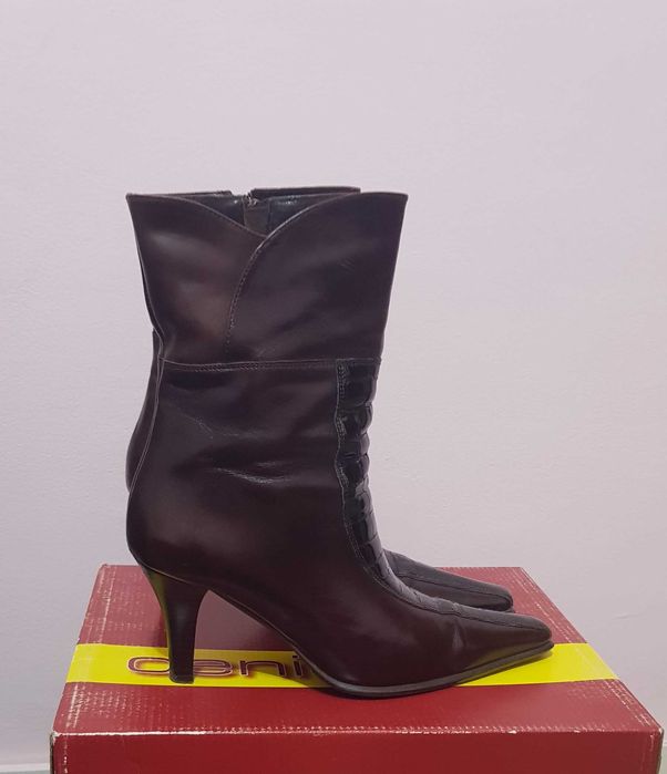 botine damă piele naturala, mărimea 39