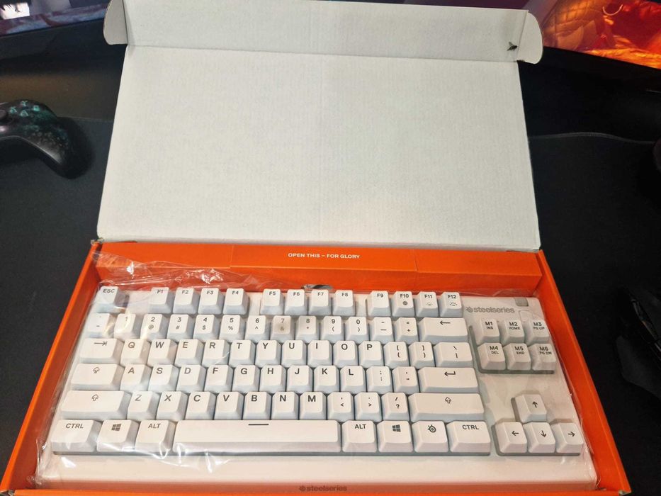 Tastatura Gaming SteelSeries Apex 3 TKL alba
