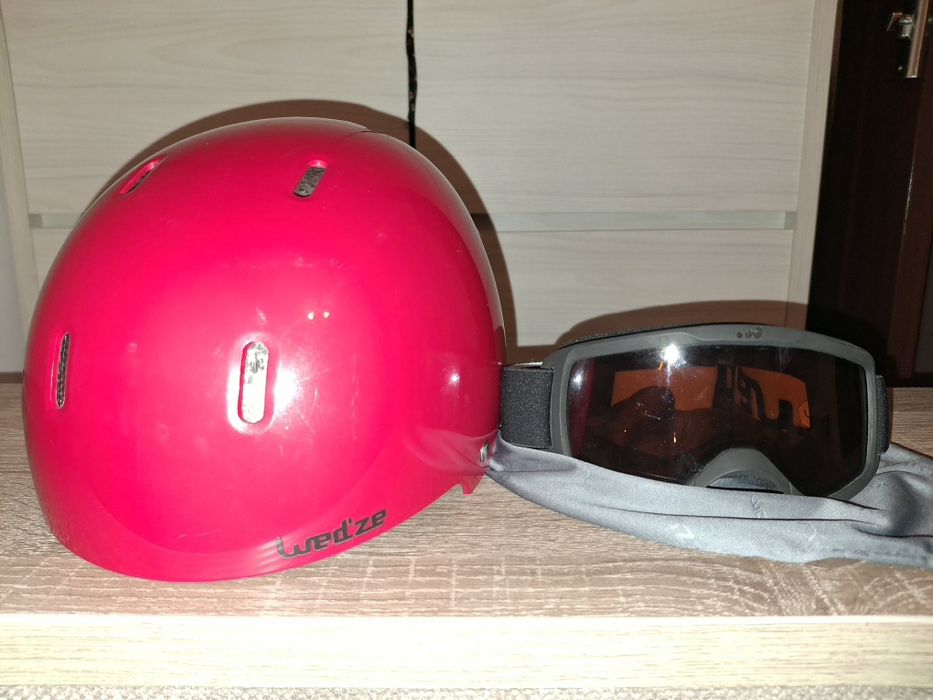 Vand casca si ochelari schi copii Wedze 53-56 cm