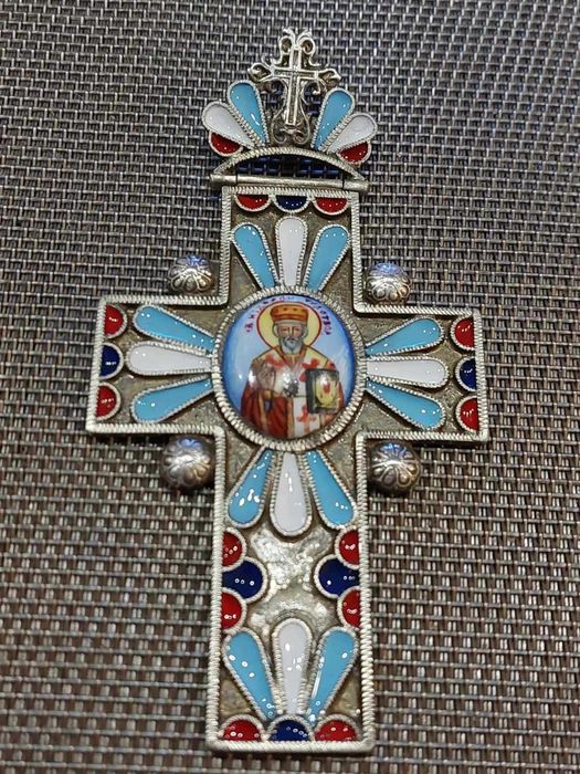 cruce ortodoxă de argint 84 imperiu rus