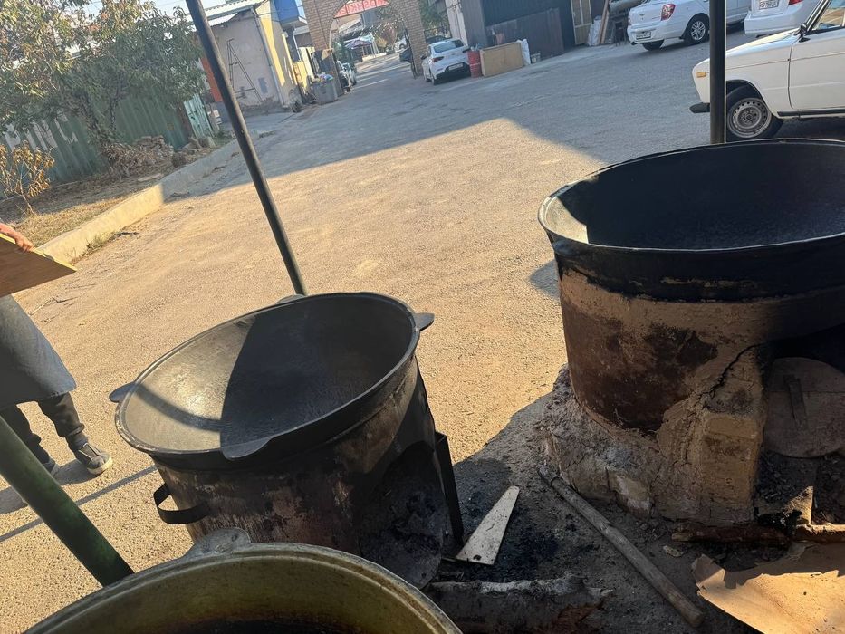 Qozon o'choq cho'yan