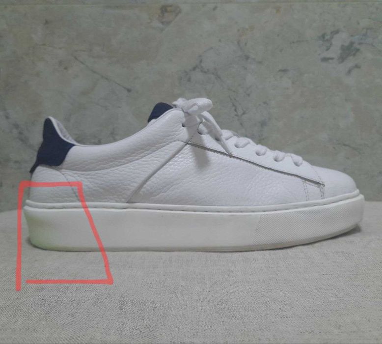 Кроссовки сникерсы Santoni / Made in Italy / 41,5-42р