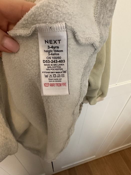 Lot 3 rochii cu maneci lungi Next, Mango si H&M, 104 cm