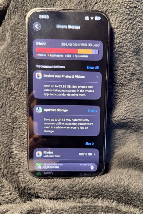 Iphone 14 pro max 256g 81% battery
