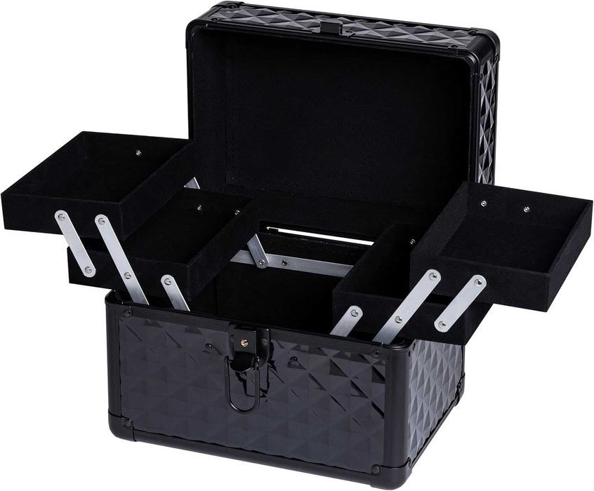 Cutie pentru cosmetice NEONAIL, 19.5 x 25 cm, neagra