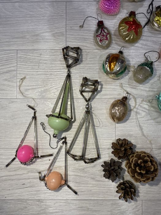 Елочные игрушки винтаж