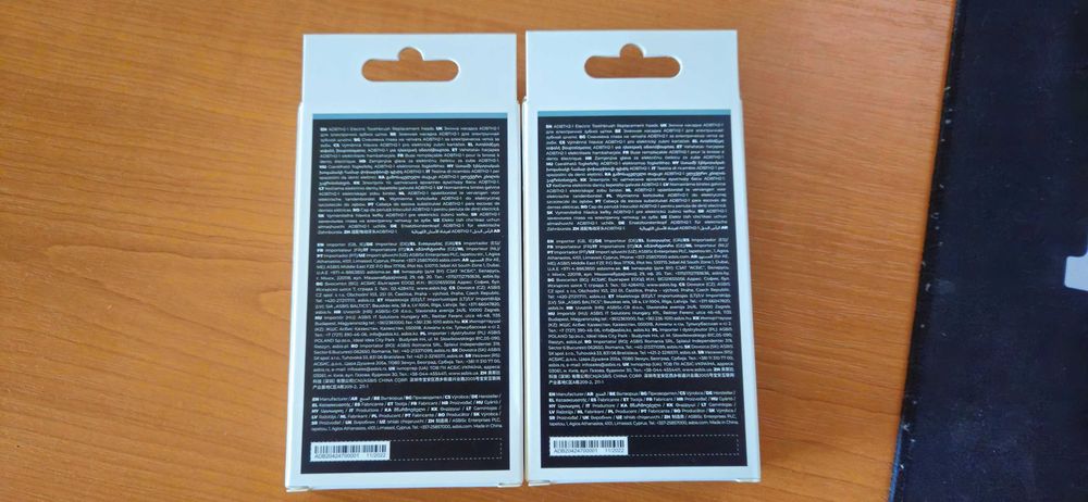 2x Комплект накрайници за електрическа четка AENO DB2S/DB1S - ADBTH2-1