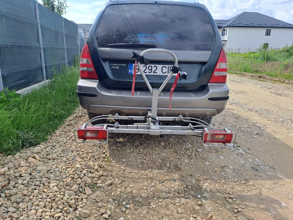 Suport de bicicleta, 2 biciclete pt carlig remorca masina Eufab thule