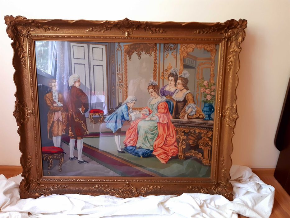 Goblen Mozart la madame de Pompadour