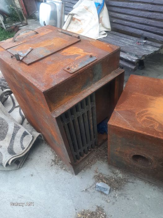 Продам печь и бачок для бани новое