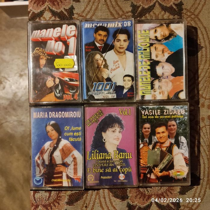 Casete audio manele  house originale