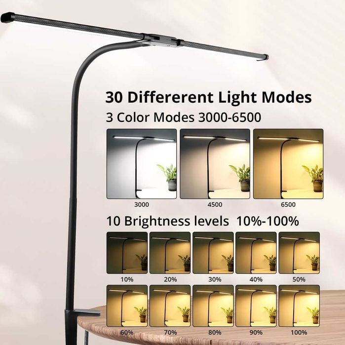 Настолна лампа с клипс (pc)