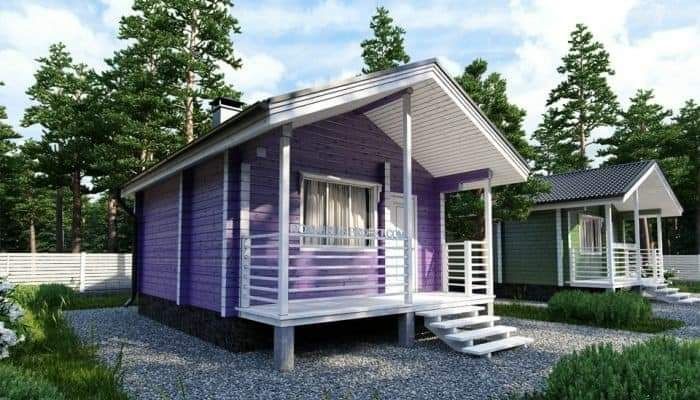 Case modulare pe structură metalică învelite cu panouri sandwich