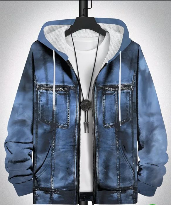 Куртка с капюшоном мужская