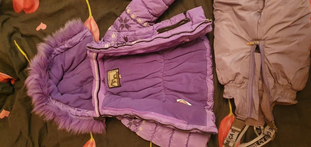 Зимний комплект на девочку