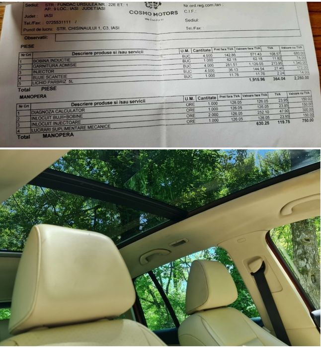 VW Tiguan Facelift,Benzina 2.0,Automat DSG,Piele crem,panoramic!Ocazie