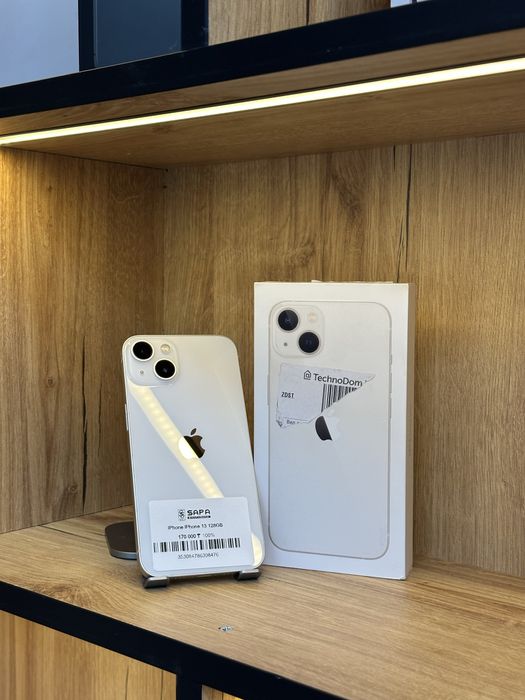 айфон 13 белый 100%