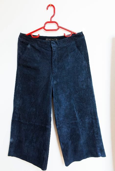 Pantaloni evazati 3/4 ZARA