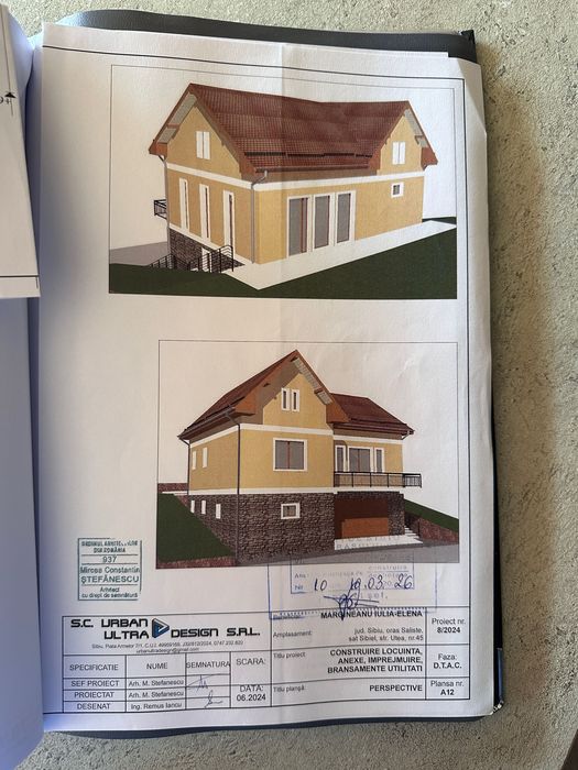 Teren pregătit pentru construcție- Sibiel