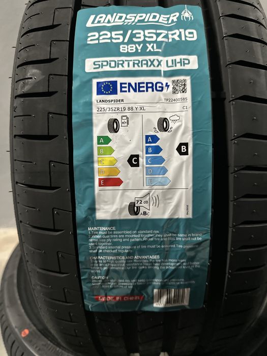 Нови летни гуми LANDSPIDER UHP 225/35R19 88Y XL НОВ DOT БОРД 2253519