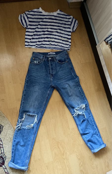 Дънки и топ /Bershka ,H&M