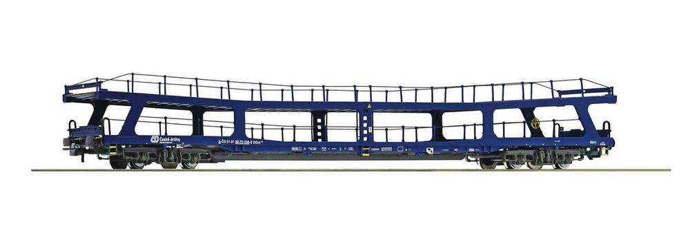 H0 модели на вагони за автомобили на Чешките железници (Roco 76555)