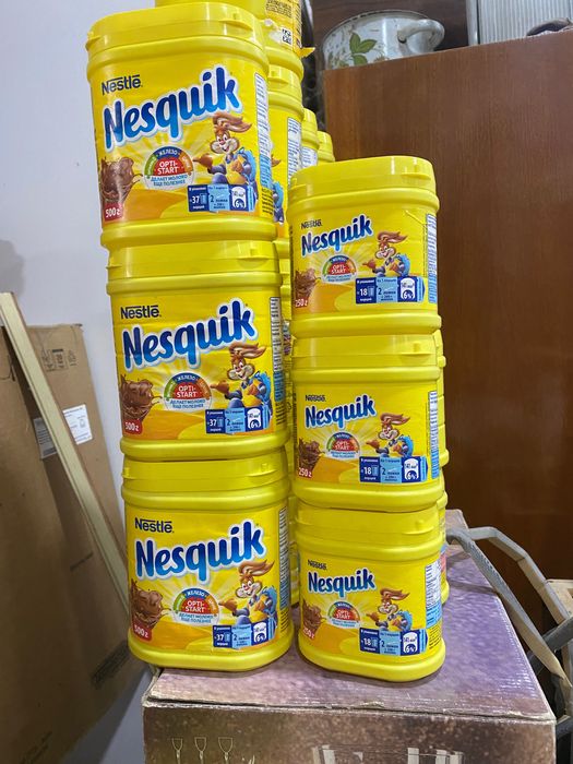 Пластиковые еоробки от Nesquick