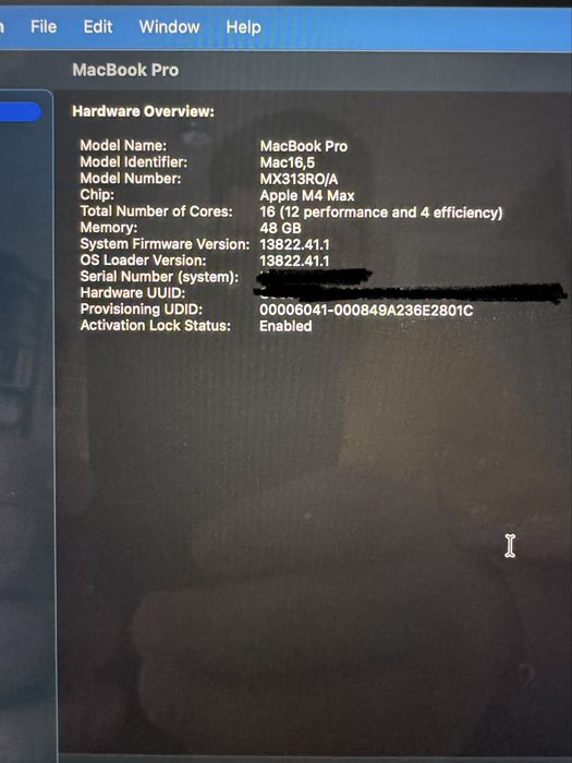 Macbook Pro 16.4' M4 Max 48GB RAM 1TB SSD Bucuresti Sectorul 4