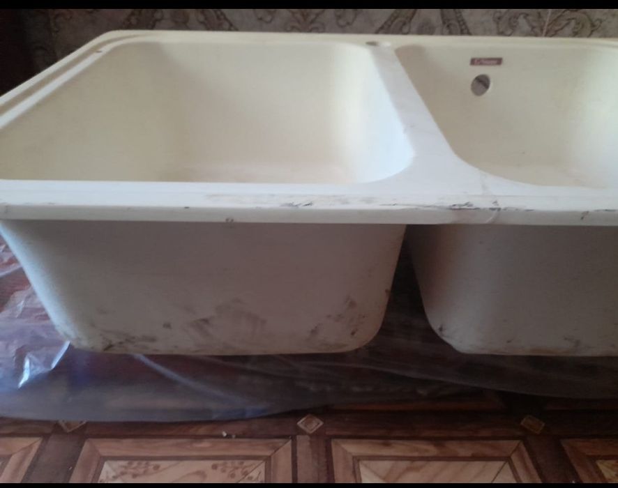 Мойка двойная керамика