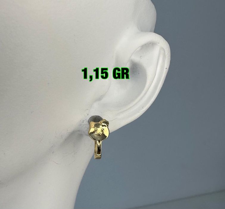 Cercei aur 14 k superbi noi