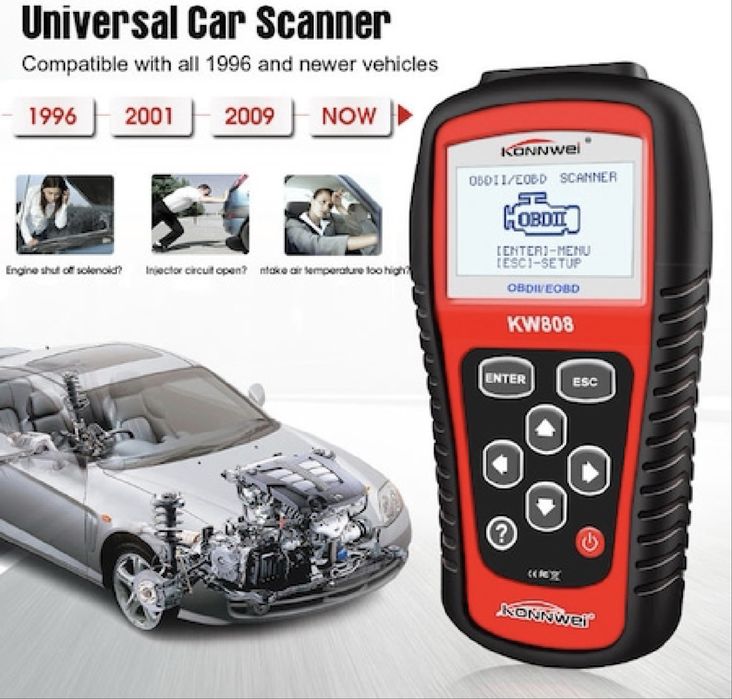Aparat de diagnoza  multimetru Tester auto profesional KONNWEI KW808