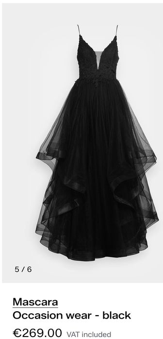 Черна бална рокля Mascara