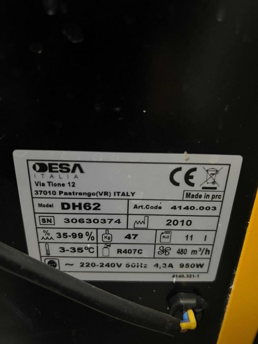 Осушитель воздуха Master DH 62