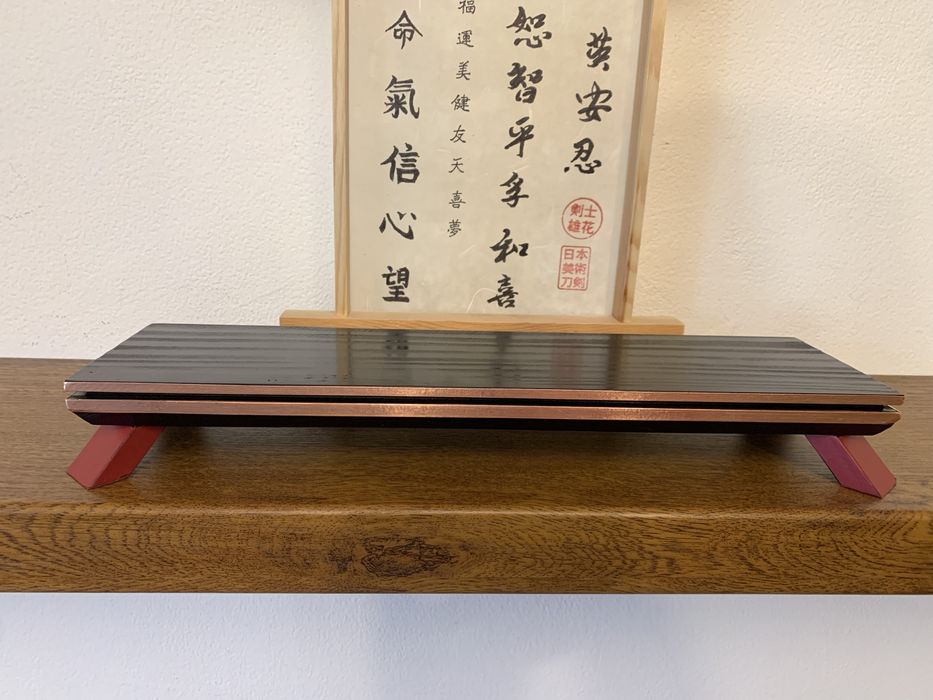 Artă japoneză/stativ prezentare sabie katana/wakizashi/tanto
