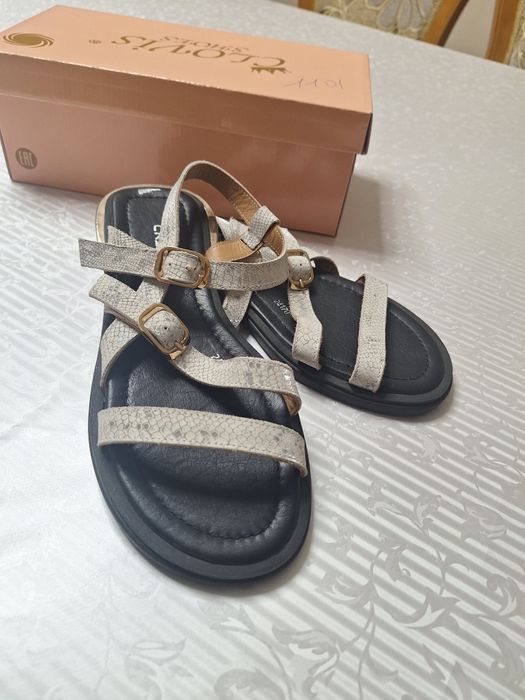 Сандалии кожаные Турция