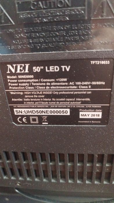Smart tv nei pentru piese sau reparație
