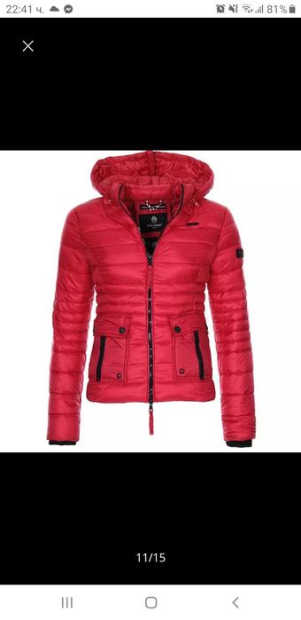 Дамско яке в червено размер хл-80лв