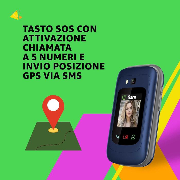 Нов SAIET - Link 4+ Умен мобилен телефон за възрастни хора 4G...