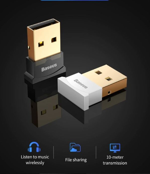 Блутут адаптър Orico, поддържащ Bluetooth 4.0 + Гаранция