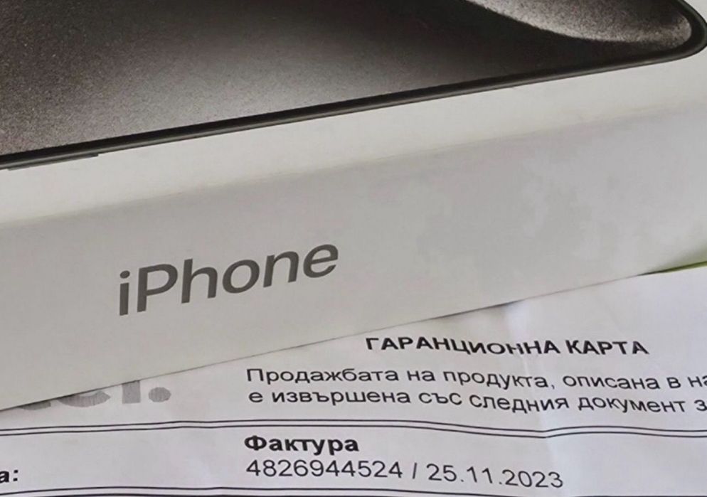 256GB iPhone 15 Pro Max Гаранция Yettel 2026г. NATURAL TITANIUM