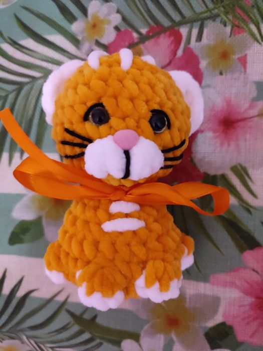 Ръчно изработена плетена играчка, зайче, мече и други