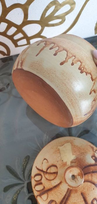 Vas ceramic glazurat