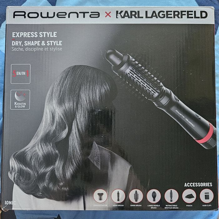 Perie cu aer cald ROWENTA X Karl Lagerfeld Express Style